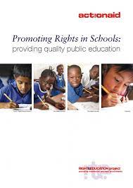 Promoting Rights in Schools: a participatory framework for citizen engagement in quality, inclusive public education